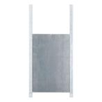 Kippen schuifdeur 220x330 mm, alu, incl guide rails - kerbl, Nieuw