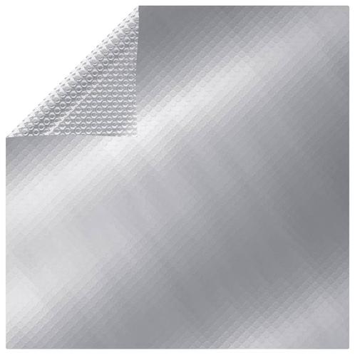 vidaXL Zwembadhoes rechthoekig 1000x600 cm PE zilverkleurig, Tuin en Terras, Zwembaden, Nieuw, Verzenden