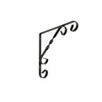 Duraline - Plankdrager - Ornament Zwart - Metaal - 15x15cm, Verzenden