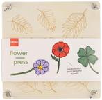 HEMA Bloemenpers Hout 18x18