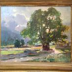 Riccardo Galli (1869-1944) - Il vecchio tiglio Macugnaga, Antiek en Kunst