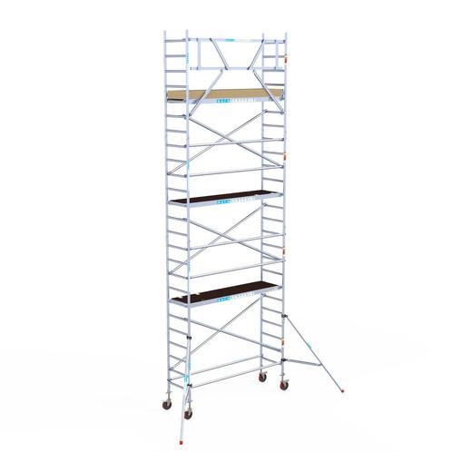 Euroscaffold basic rolsteiger 75 x 8,2m werkhoogte, Doe-het-zelf en Bouw, Steigers, Rolsteiger of Kamersteiger, Nieuw, 5 meter of hoger