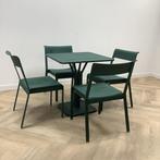 Tweedehands Fermob complete design tuinset, tafel met 4, Gebruikt, Eén