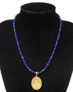 Lapis lazuli - Hanger van de Maagd Miraculeuse: Moederlijke, Antiek en Kunst