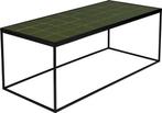2dekans | Zuiver Glazed Salontafel 93x42,5 cm Groen, Huis en Inrichting, Ophalen of Verzenden, Nieuw
