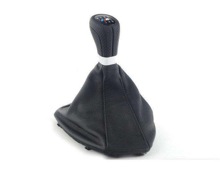 Lederen M pook met hoes BMW 1 serie E81 E82 E87E88 OEM B1275, Auto-onderdelen, Interieur en Bekleding, Nieuw, Herkomst onderdeel bekend