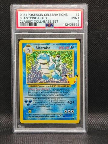 Pokémon - 1 Graded card - Pokémon - PSA 9 Mint Blastoise, Nieuw