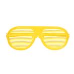 Fluo Verkleed Bril Geel - Neon Kinderen - Party Carnaval, Verzenden, Nieuw