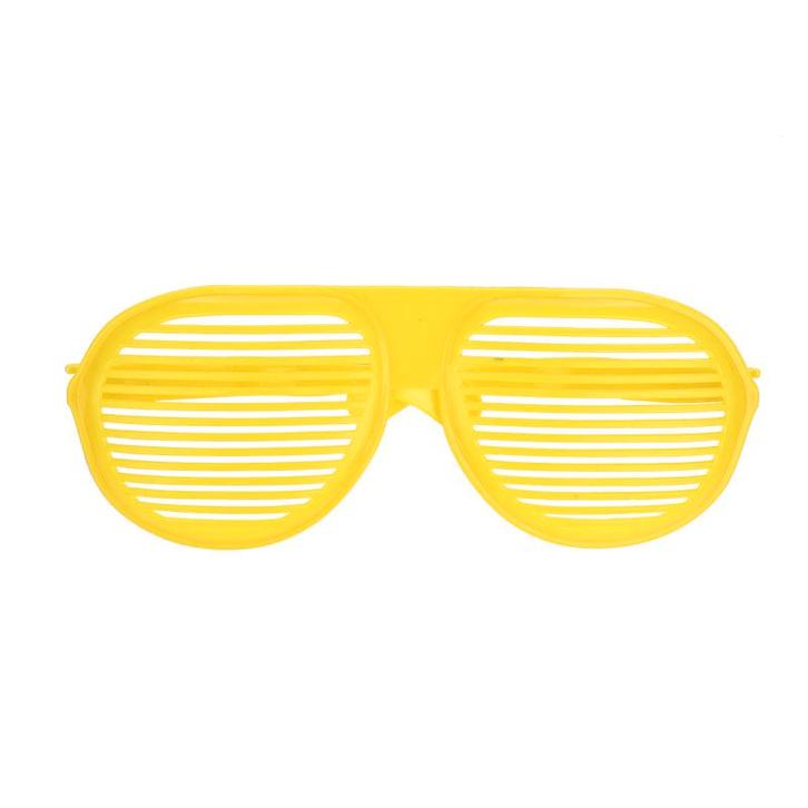 Fluo Verkleed Bril Geel - Neon Kinderen - Party Carnaval, Verzamelen, Overige Verzamelen, Verzenden