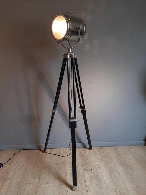 Lampadaire - Bois, Métal - Lampe de studio / Navire, Antiek en Kunst, Curiosa en Brocante