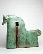 Urszula Despet - sculptuur, Trojan Horse - 23 cm - Keramiek, Antiquités & Art, Antiquités | Verre & Cristal