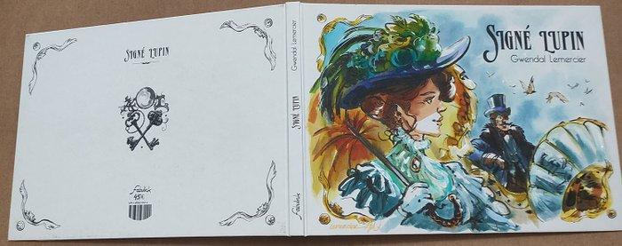 Signé Lupin - Artbook + ex-libris + dédicace couleur - C - 1, Boeken, Stripverhalen