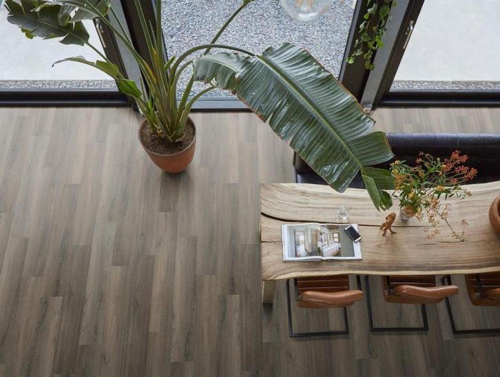 DIJON Dark Grey SRC Pvc Klik Vloer ( LEVENSLANGE GARANTIE ), Doe-het-zelf en Bouw, Vloerdelen en Plavuizen, Ophalen of Verzenden