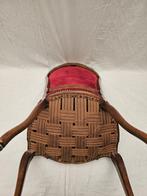 Fauteuil - Antieke Louis met Rijk Velours en Authentieke, Antiquités & Art