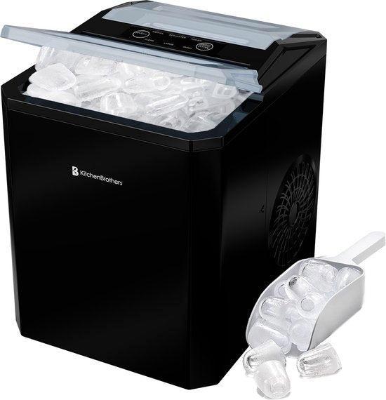 2dekans | KitchenBrothers IJsblokjesmachine - 1L -, Elektronische apparatuur, Koelkasten en IJskasten, Ophalen of Verzenden