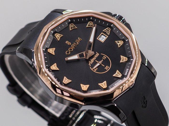 Corum - Admiral - Zonder Minimumprijs - NEW * Ceramic & 18K, Handtassen en Accessoires, Horloges | Heren