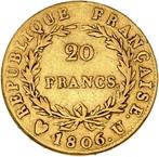Frankrijk. 20 Francs 1806 U, Postzegels en Munten
