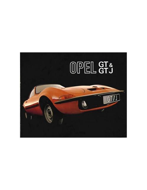 1971 OPEL GT / GT/J 1900 BROCHURE NEDERLANDS, Boeken, Auto's | Folders en Tijdschriften