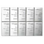 100 gram - Zilver .999 - 10 x 10g Valcambi Suisse CombiBar, Postzegels en Munten, Edelmetalen en Baren
