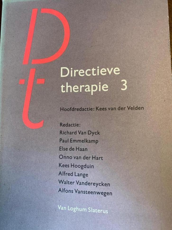 DIRECTIEVE THERAPIE 3 9789036801041 VAN DER VELDEN, Boeken, Psychologie, Gelezen, Verzenden