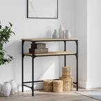 vidaXL Wandtafel 75x35,5x75 cm bewerkt hout sonoma, Huis en Inrichting, Tafels | Bijzettafels, Verzenden, Nieuw