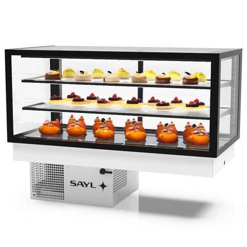 Drop-In Koelvitrine | INTEGRA | Zwart | +2°C/+6°C |, Zakelijke goederen, Horeca | Keukenapparatuur, Nieuw in verpakking, Verzenden