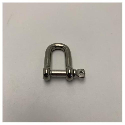 Bieden: Wide 8mm Stainless Steel D-Shackle for Marine Use –, Watersport en Boten, Zeilen en Zeiltoebehoren, Ophalen of Verzenden