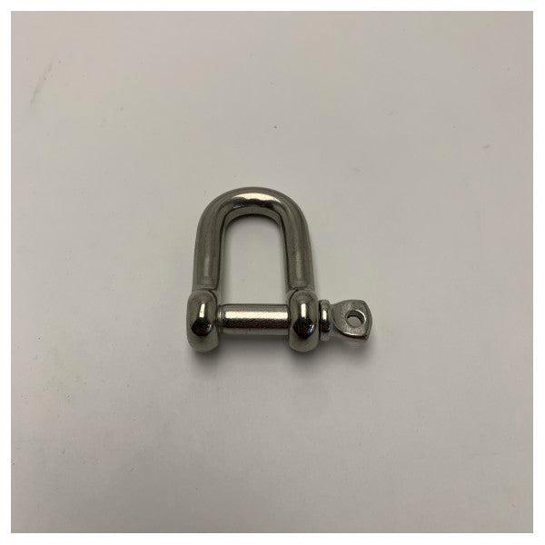 Bieden: Wide 8mm Stainless Steel D-Shackle for Marine Use –, Watersport en Boten, Zeilen en Zeiltoebehoren, Ophalen of Verzenden