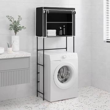 vidaXL Opbergrek voor boven wasmachine 2-laags 71x29,5x170,5, Verzenden