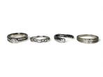 Veiling - Sterling Zilveren (925) Zirkonia Ringen, Nieuw