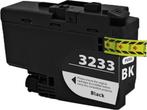 Huis-Merk  BROTHER LC-3233 Black + Chip 65ml 247print, Verzenden