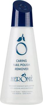 Herome Caring nail polish remover 120ml (Nails), Handtassen en Accessoires, Nieuw, Verzenden