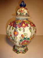 Velsen - Vase avec couvercle - Faïence - Polychroom Delfts