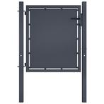 vidaXL Poort 100x100 cm staal antraciet, Verzenden