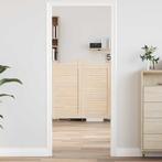 vidaXL Draaideuren louvredesign 1-paar 80x80 cm massief, Doe-het-zelf en Bouw, Verzenden, Nieuw