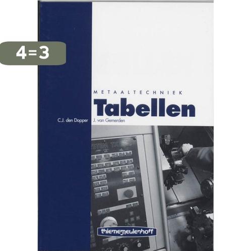 Tabellen metaaltechniek 9789003623041 C.J. den Dopper, Boeken, Schoolboeken, Zo goed als nieuw, Verzenden