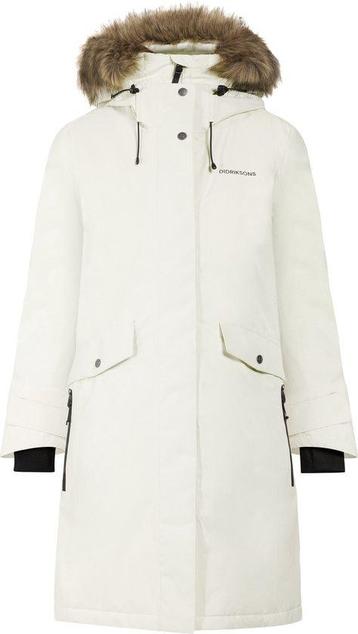 Didriksons ERIKA WNS PARKA 3 Dames Outdoorjas - White Foa..., Kleding | Dames, Jassen | Winter, Verzenden, Nieuw