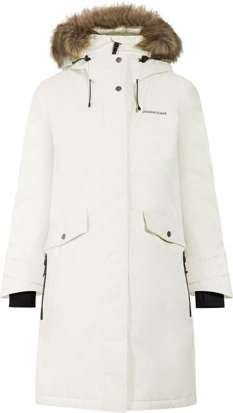 Didriksons ERIKA WNS PARKA 3 Dames Outdoorjas - White Foa..., Kleding | Dames, Jassen | Winter, Nieuw, Verzenden