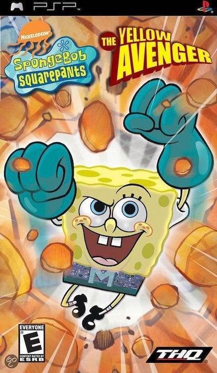 Spongebob Squarepants Super Wraaknemer! (PSP Games), Games en Spelcomputers, Games | Sony PlayStation Portable, Zo goed als nieuw