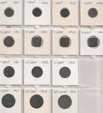 Nederland. Duitse bezetting WOII. 1, 2½, 5, 10 & 25 cent, Postzegels en Munten