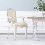 vidaXL Chaise à manger beige 62x59,5x100,5 cm lin, Maison & Meubles, Chaises, Neuf, Verzenden