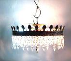 Plafondlamp - Ø33 Oostenrijks kristal - Bergkristal, Brons, Antiek en Kunst