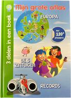 Mijn Grote Atlas Europa - 5 Zintuigen Records - 120+, Livres, Verzenden, Caramel publishing