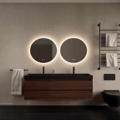 Badkamermeubelset Gliss Design Milan Met Lako Mat Zwarte, Doe-het-zelf en Bouw, Sanitair, Bad, Nieuw, Ophalen of Verzenden