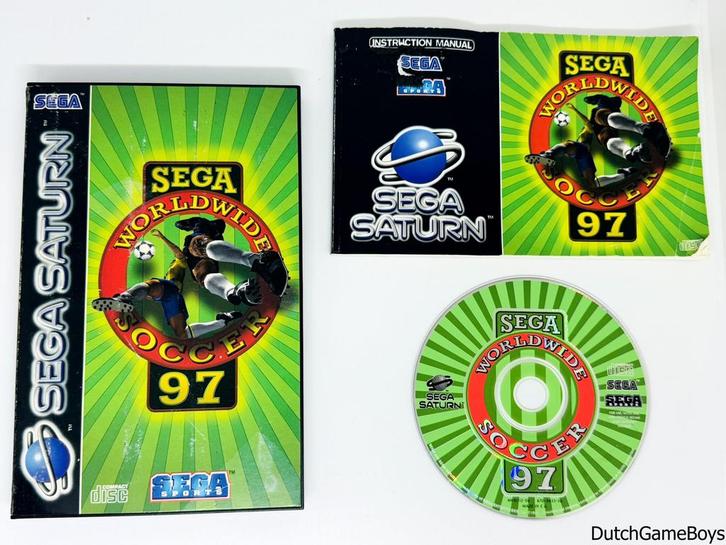 Sega Saturn - Sega - Worldwide Soccer - 97, Games en Spelcomputers, Games | Overige, Gebruikt, Verzenden