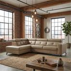 Leren hoekbank Nova - 2.5-zits arm rechts + Longchair arm, Antiek en Kunst, Ophalen of Verzenden