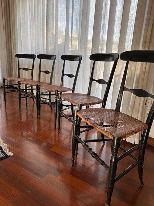 Stoel (6) - Hout - Antieke Chiavari-stoelen, Antiek en Kunst, Antiek | Overige Antiek