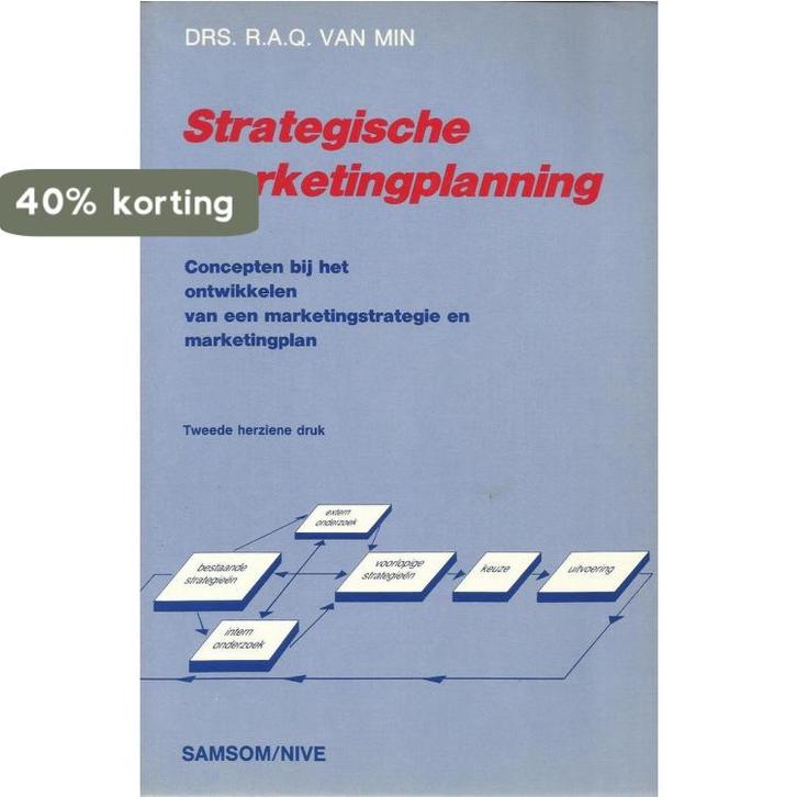 Strategische marketingplanning 9789014042343 Min, Boeken, Economie, Management en Marketing, Zo goed als nieuw, Verzenden