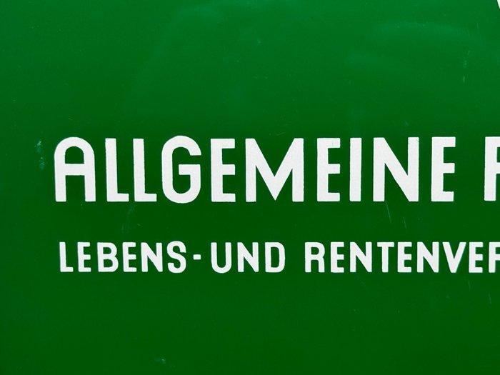 Emaille reclamebord – Allgemeine Rentenanstalt Stuttgart -, Antiquités & Art, Antiquités | Assiettes décoratives & Carrelages