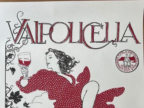 Milo Manara - Poster Pubblicitario- Valpolicella di Milo, Antiek en Kunst, Kunst | Tekeningen en Fotografie